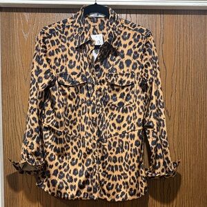 Crazy Train Leopard Corduroy Jacket